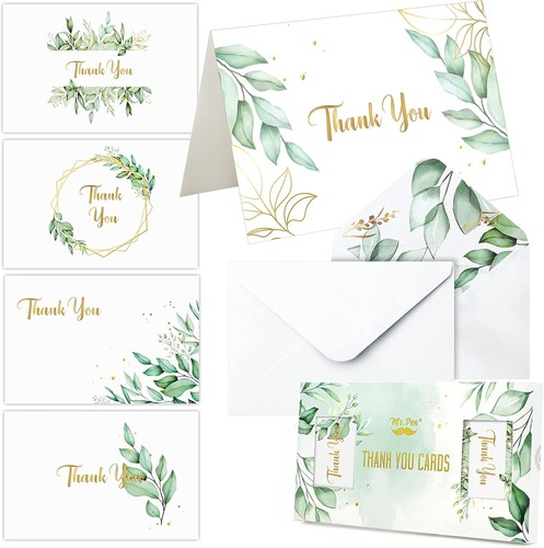 All-Occasion Black Thank You Cards with Envelopes - 20 Elegant Notes, 4x6 - Picture 22 of 28