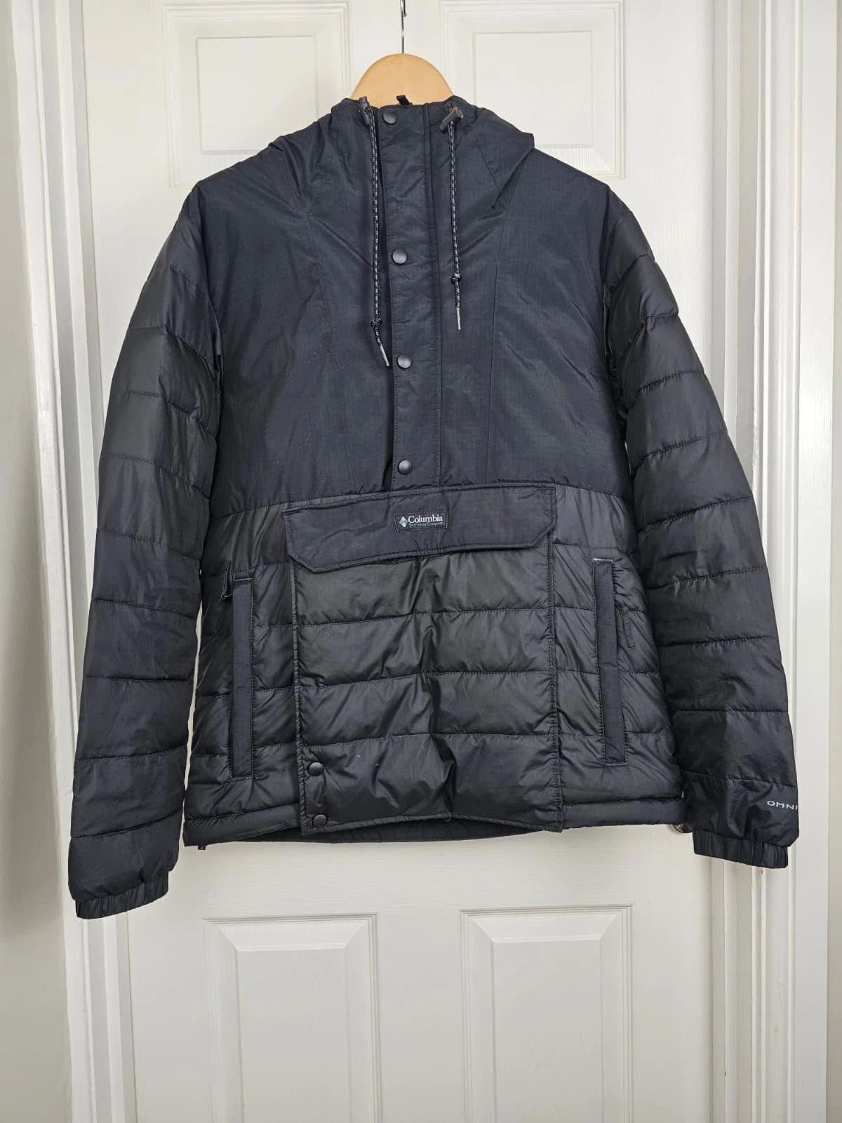 Columbia Mens Full Zip Hooded Omni-Heat Smart Casual Jacket - M/Medium - Black