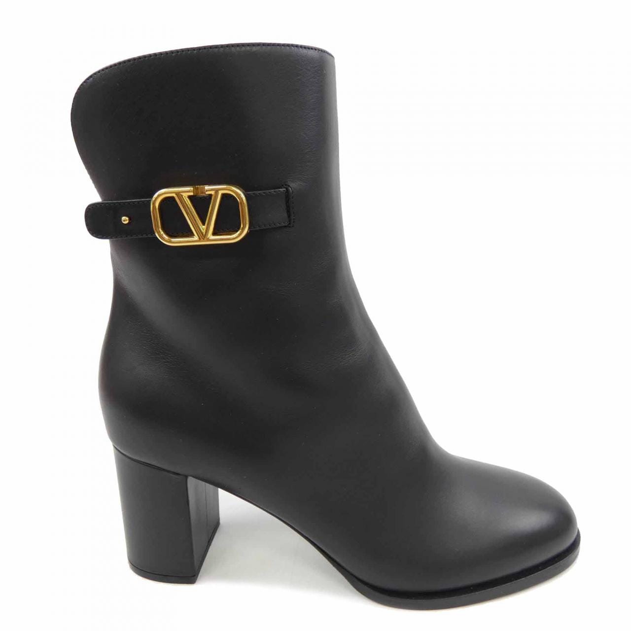 VALENTINO GARAVANI Boots Women's Size 38 Black Leather