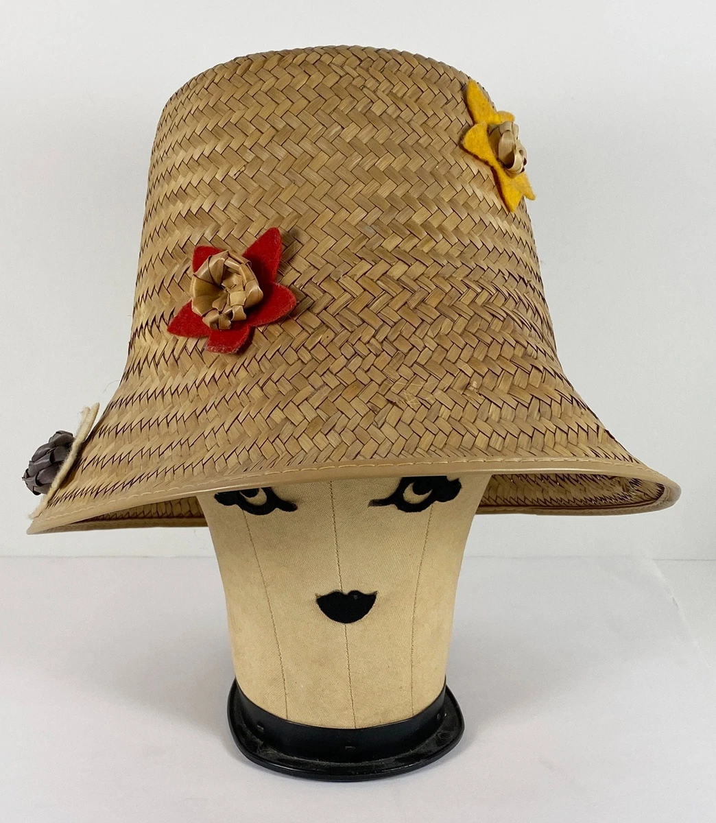 Brown Straw Bucket Hats for Women for sale | eBay