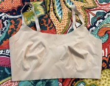 Maidenform Beige Seamless Unpadded Soft Bralette L