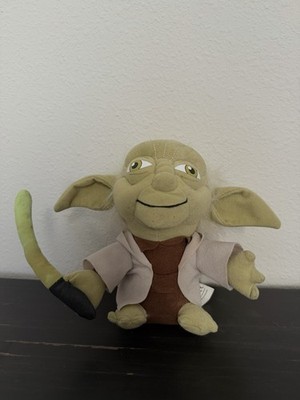 Star Wars Yoda w/ Light Saber Lucas Films Plush Toy 6  Stuffed Animal Saver