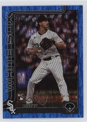 2025 Topps Series 1 Blue Holo Foil 132/150 Drew Thorpe #320 Rookie RC 1g34