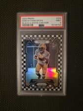 2023 Prizm DONTAYVION WICKS Rookie Black White Checkerboard SSP Packers PSA 9