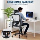 Home Office Computer Desk Chair Ergonomic High-Back Mesh Rolling Work Task Chair
