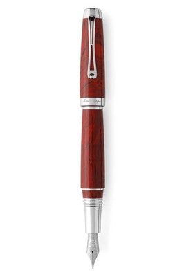 Montegrappa Passione Red Cinnamon Celluloid Medium Fountain Pen