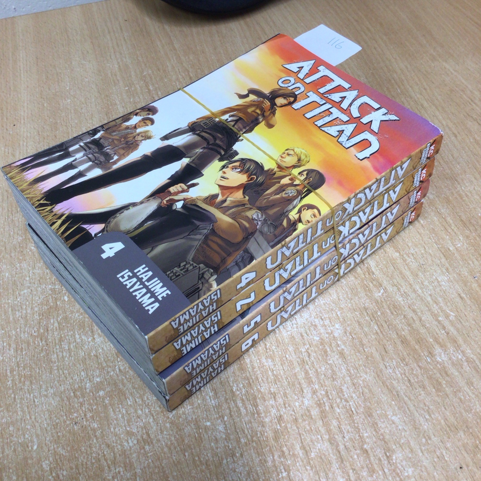 Attack On Titan 2,4,5,6, Hajime Isayama