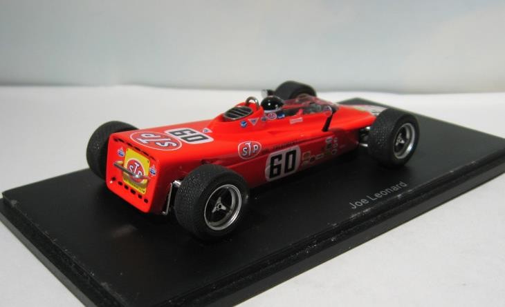 TSM 1/18 - Lotus Type 56 1968 #60 Indy 500 J. Leonard Diecast