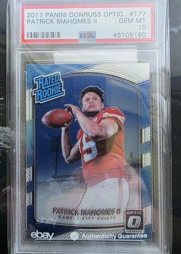 2017 Donruss Optic - Rated Rookie Patrick Mahomes II #177 (RC)