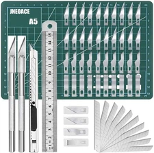 "Exacto Knife Precision Carving Craft Hobby Knife Kit with 40 PCS Exacto Blades