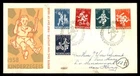 Mayfairstamps Netherlands FDC 1958 Children Playing Kinderzegels First Day Cover