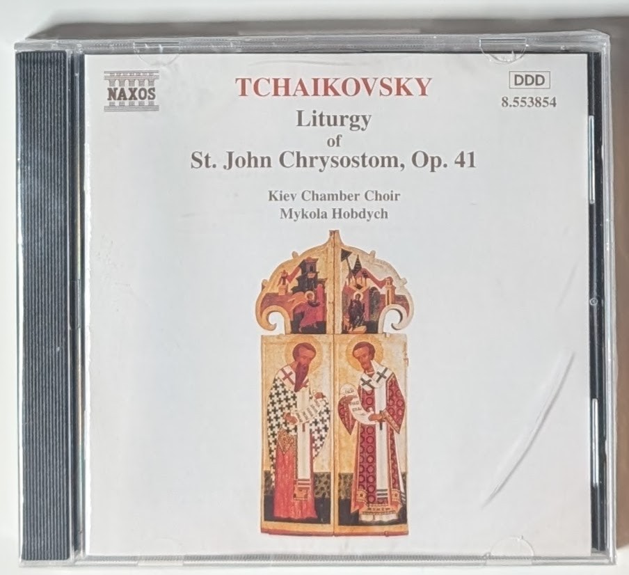 Tchaikovsky – Liturgy of St John Chrysostom CD Naxos New Sealed Cracked Case