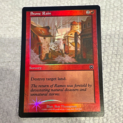Wizards of the Coast Stone Rain Mercadian Masques Foil Eng #215/350