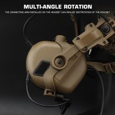 Tactical Headset Rotate Arm Helmet Rail Mount Adapter for FAST OPS Wendy M-LOK ]