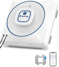GNOVEL Fensterputzroboter 8000Pa Dual prühdüsen Anti-Fall-Schutz Fernbedienung