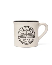 Filson Stoneware Mug - New In Box - Natural / Miners - Made In USA