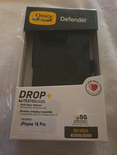 OtterBox Defender for MagSafe With Holster for iPhone 16 Pro, Black Case