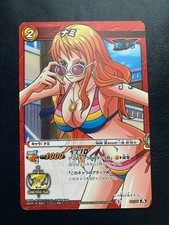 One Piece Carddass Miracle Battle Carddass Nami 03/77 Swimsuit LP Free shipping