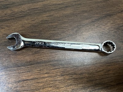 Snap-on Tools OES14B - 7/16  SAE 12 Point Spline Short Combination Wrench USA