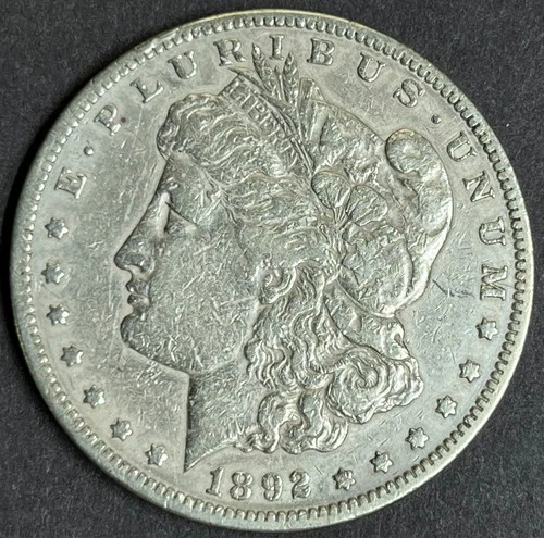 1892-S Morgan Silver Dollar VF+ Key Date