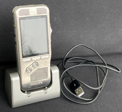 Philips DPM 8200 Pocket Memo Digitales Diktiergerät mit Dockingstation
