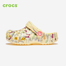 NEW CROCS TODDLER CLASSIC UNICORN GRAPHIC CLOG 212515 YELLOW LIGHT