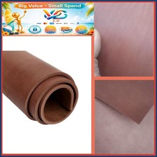 Full Grain Brown Veg Tanned Leather Sheet 4-5mm Thick Craft Tooling DIY