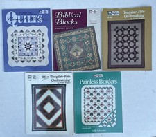 Lot of 5 Quilting Books That Patchwork Place
