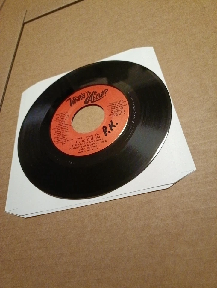 Waylon Jennings / Nitty Gritty Dirt Band – What's It All About? 7" EX - Image 4 of 4