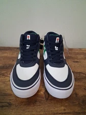 Mens Airwalk Grind Size 9.5 Lace-Up Blue & White High Top Sneakers Shoes NWT  