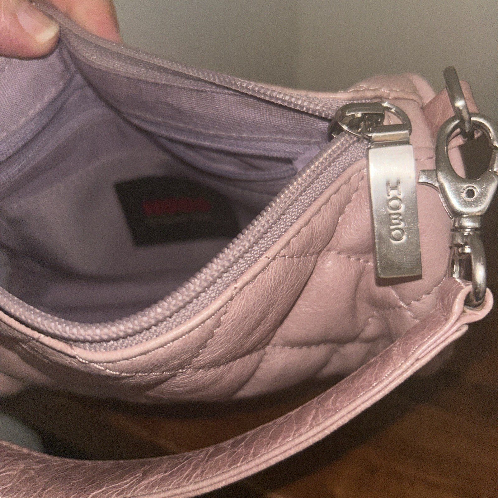 HOBO International  Barrel Quilted Bag Rose Color