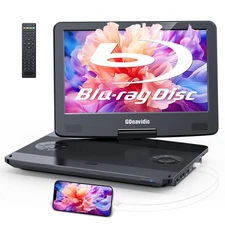 16" Portable Blu Ray DVD Player w/ 13.3'' Sync Screen Rechargeable HDMI AV Dolby