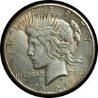 1928 Peace Dollar Original AU