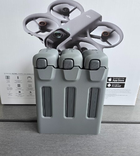 3x Battery And Two Way Charger Hub for DJI Avata 360 Drone