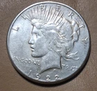 1922S Peace. San Francisco Mint Circulated