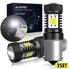2x 1156 Car P21W BA15S 382 COB 12 SMD LED Turn Tail Backup Reverse Light US Bulb