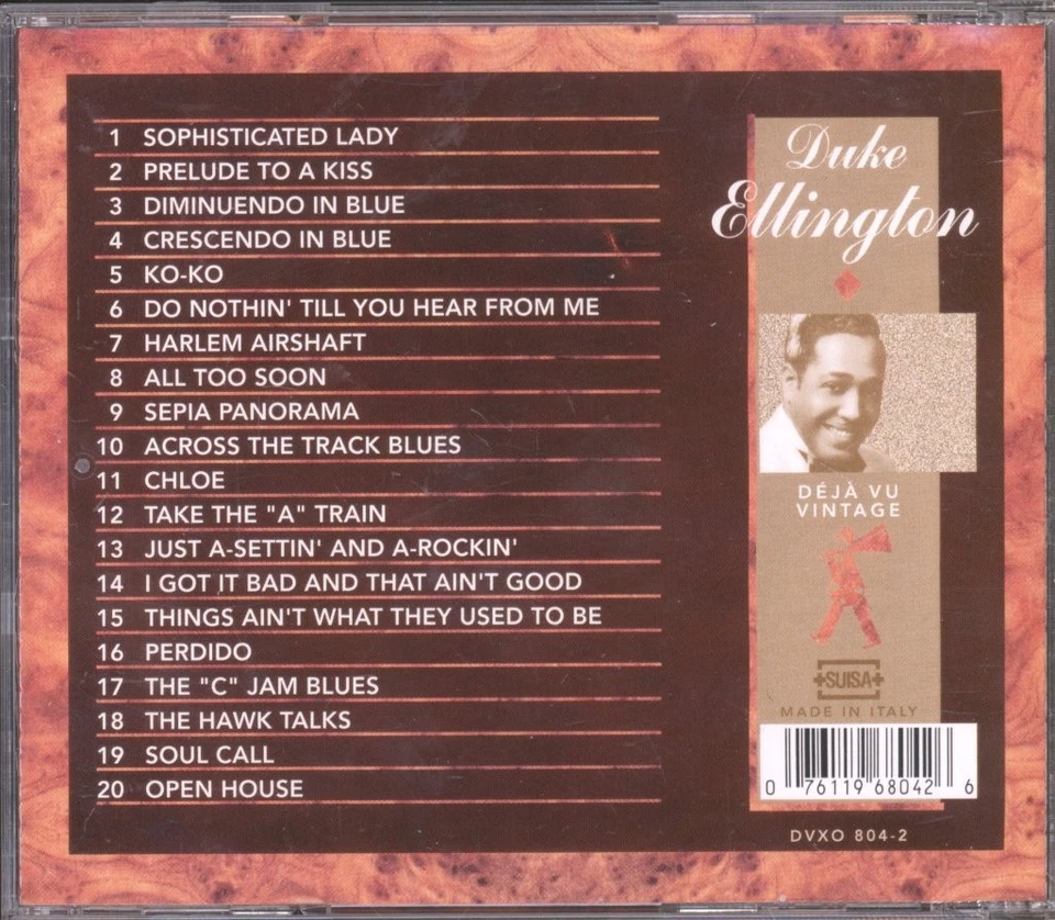 Duke Ellington Vintage CD Italien Susa 1995 DVXO8042 - Bild 2 von 3
