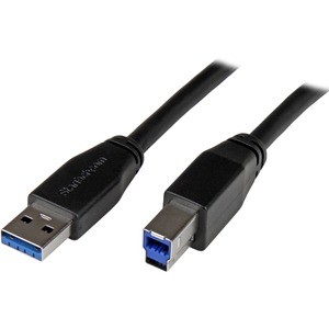StarTech.com 10m 30 ft Active USB 3.0 (5Gbps) USB-A to USB-B Cable - M/M - USB A