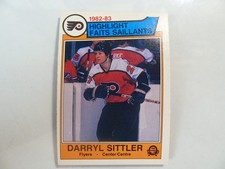 1983-84 O-Pee-Chee Hockey Card # 258 Darryl Sittler VG (3) Philadelphia Flyers