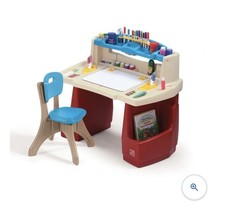 Step2 Deluxe Art Activity Table Desk Children's Play Chair