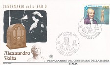ALESSANDRO VOLTA  FDC FILAGRANO  1992