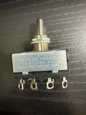 Arrow Hart 3 Pos Toggle Switch 10A- 250VAC 1/2 HP 120-240VAC 2-3 PH