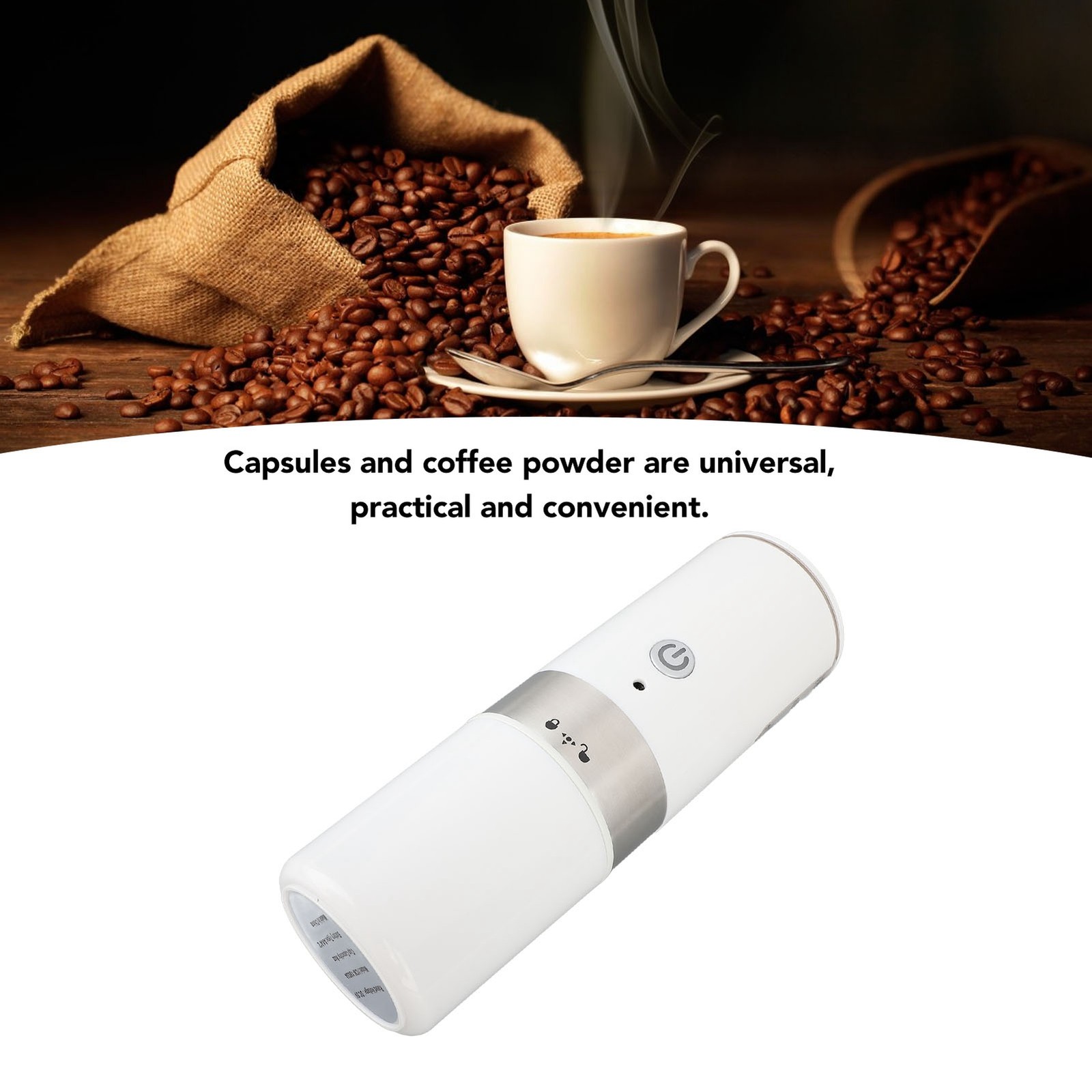 Coffee Machine Fully Automatic Coffee Capsule Ground Universal Coffee Maker For