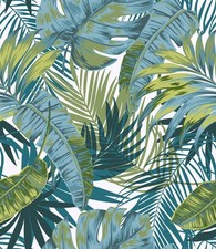My Style Bangalow Tropical Palm Peel and Stick Wallpaper, 17.8" x 118", Green