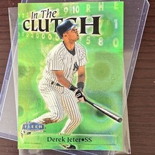 Derek Jeter 1998 Fleer Tradition In The Clutch 2 Card Lot Yankees #172 9/15