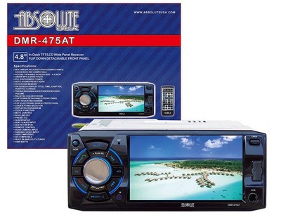 Absolute USA DMR-475 4.8-Inch DVD/MP3/CD Multimedia Player Widescreen Receiver