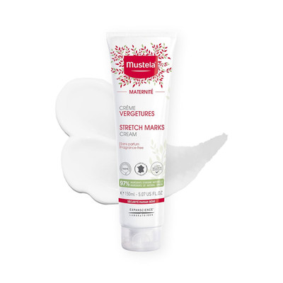 Mustela Maternity Stretch Marks Cream for Pregnancy - Natural Skincare Massage M