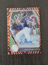 Jordan McCants 2/25 - 2021 Panini Prizm Orange Zebra Prizm Auto