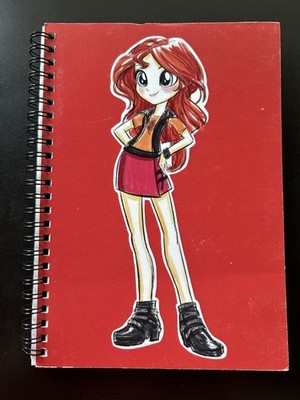 My Little Pony Equestria Girls Color Me Understanding Custom Notebook Sunset Shi