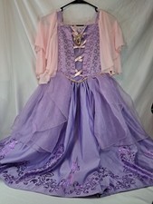 Rapunzel Dress Tangled Costume Pink Purple Glitter Size 7/8